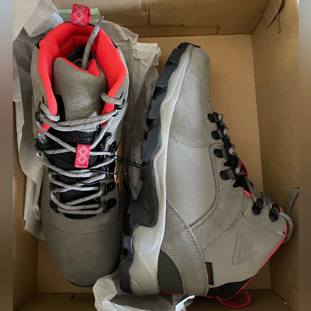 PORTLAND WATERPROOF MID HIKING BOOT IN STEEL GRAY - Picture 2 of 7